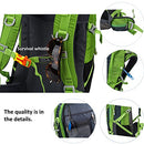 ROYAL MOUNTAIN 50L Hiking Travel Backpack with Rain Cover B078J392LR - Blue - Brand New