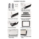 Podronale 18x24 Inch Canvas Frame 0.6"-0.9" Depth Metal Frame - Black, 1PC - Like New