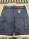 RUGGED TRAIL MEN'S SLIM FIT STRETCH BELTED CARGO SHORTS - SIZE: MEN 40 - NAVY - Brand New