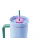 OWALA 40OZ STAINLESS STEEL STRAW TUMBLER, PERIWINKLE TWINKLE - Like New