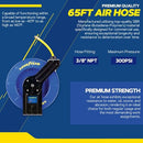GOODYEAR AIR HOSE REEL RETRACTABLE 1/2" X 65' SBR RUBBER HOSE - Scratch & Dent