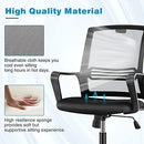 OLIXIS TALL DRAFTING CHAIR, FOOT RING ARMRESTS, BREATHABLE MESH - DARK BLACK - Like New
