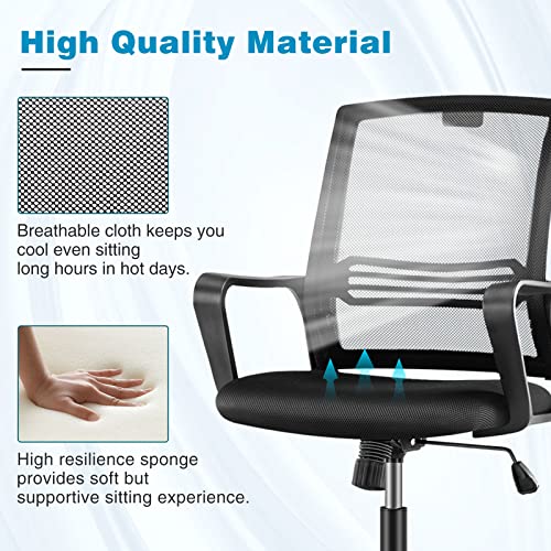 OLIXIS TALL DRAFTING CHAIR, FOOT RING ARMRESTS, BREATHABLE MESH - DARK BLACK - Like New