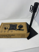 GENERIC UNIVERSAL MONITOR AND TV STAND - BLACK - Like New