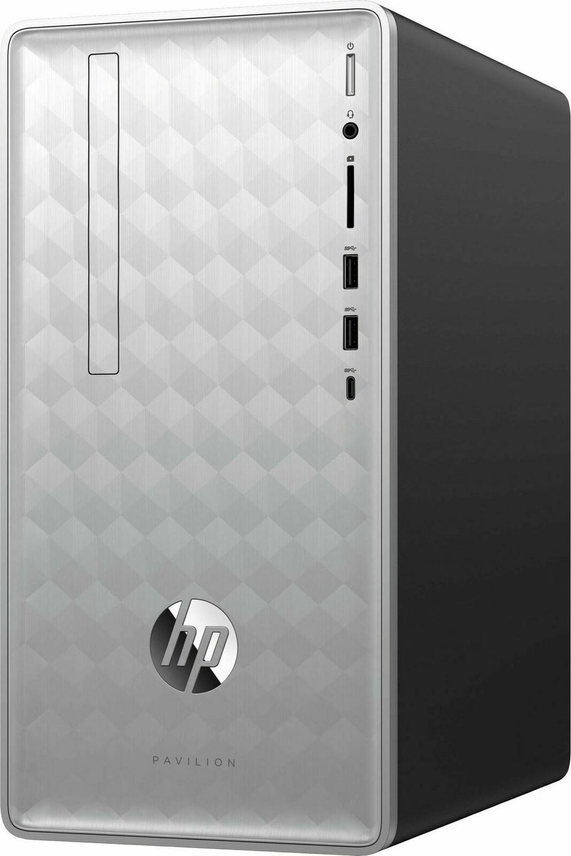 HP Pavilion 590-p0081c Desktop i5-8400 12 1TB HDD 16GB OPTANE RX 550 SILVER - Like New