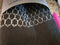 BOMBAS HONEYCOMB UNISEX CREW SOCKS - SIZE: MEN M - BLACK/GRAY - Brand New