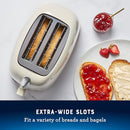 OSTER EXTRA WIDE SLOT TOASTER 2 SLICE OTST-JLBJB0M2S - OAT MILK - Like New