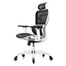 FELIXKING OFFICE CHAIR, RECLINING HIGH BACK COMPUTER CHAIR FK968ZK - WHITE - Like New