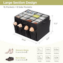 STORAGEIDEAS Organizers (shoes) Fabric, Storage Box Container, 2 Pack - Black - Like New