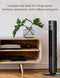 HOLMES 31" MANUAL TOWER FAN, 70° OSCILLATION, Adjust Vents, 17035 - BLACK - Like New