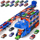 VANVIEM CAR TRUCK TOYS SET DINOSAUR TRANSPORT TRUCK WITH 12PCS - Scratch & Dent
