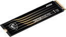MSI Gaming SPATIUM M480 PRO PCIe 4.0 NVMe M.2 1TB Internal SSD (Black) - Like New