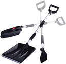 ZONETECH 3-in-1 Replaceable Heads Snow Brush Kit - Portable, Shovel, Scraper - Like New
