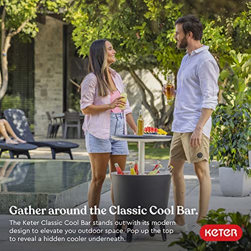 KETER MODERN COOL BAR OUTDOOR PATIO FURNITURE AND HOT TUB SIDE - Scratch & Dent