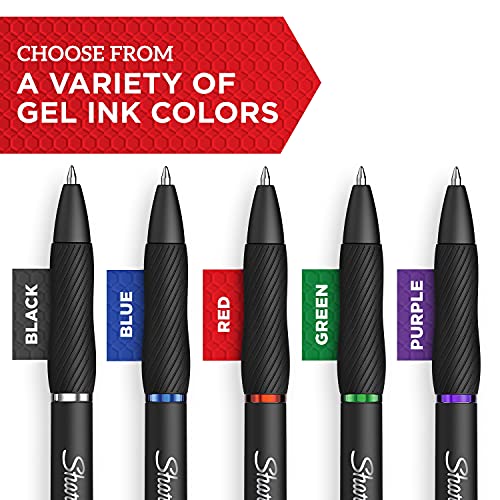 Sharpie S-Gel Gel Pens Drawing Pens Gel Ink Journaling Writing (12 Count) - Blue - Brand New