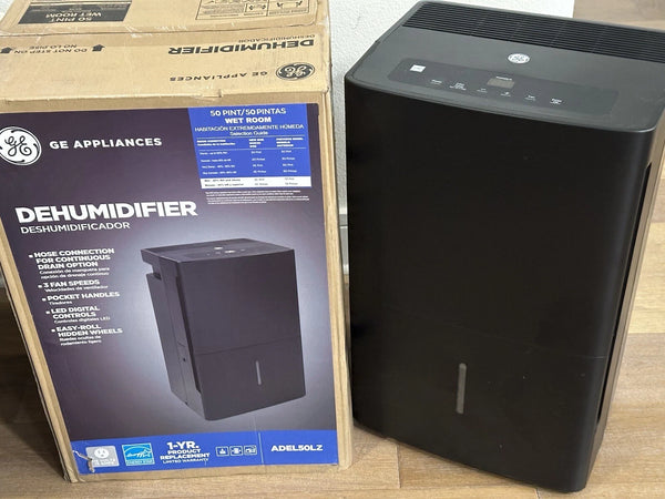 GE 50 POINT E-STAR PORTABLE DEHUMIDIFIER PUMP FOR WET SPACE - Scratch & Dent