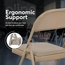 Oline Vinyl Folding Chairs Padded Vinyl Cushion Chairs Durable Metal Frame - Brand New