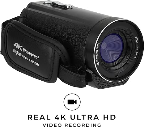 Vivitar 4K Camcorder Ultra HD Lens Recording with 56MP DVR48K - - Scratch & Dent