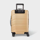 OPEN STORY HARDSIDE CARRY ON LUGGAGE - BEIGE - Like New
