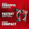 MILWAUKEE M12 FUEL 12-VOLT LITHIUM-ION CORDLESS HAMMER DRILL/IMPACT -RED/BLACK - Like New