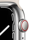 APPLE WATCH 7 GPS + CELL 45MM SILVER STAINLESS STEEL STARLIGHT - Scratch & Dent