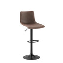 ALPHA HOME Bar Stools Counterr Seat Modern Square Pu Leather Kitchen Counter - Brand New