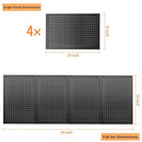 LUGO 24"X16" METAL PEGBOARD WALL ORGANIZER, 128 PC, PG-2416-SET-BLK - BLACK - Like New