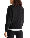 ON-RUNNING CLUB CREW SWEATSHIRT - SIZE: WOMEN L - BLACK - Brand New