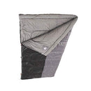 COLEMAN BISCAYNE BIG & TALL WARM-WEATHER SLEEPING BAG 40°F 6FT4IN TALL - GRAY - Like New