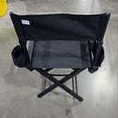 OMYSALON 36IN DIRECTOR CHAIR FOLDING ARTIST MAKEUP CHAIR - BLACK - Like New