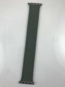 APPLE WATCH BAND BRAIDED SOLO LOOP 44MM 42MM 45MM INVERNESS SIZE 12 - GREEN - Like New