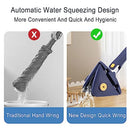 Triangle Cleaning Mop: Shape with Long Handle and 360 Degree Rotating Base - Like New
