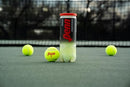 PENN CHAMPIONSHIP REGULAR DUTY FELT PRESS TENNIS BALLS 12 CANS 36 BALLS - GREEN - Like New