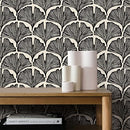 Tempaper x Novogratz Zebra Feather Palm Removable Peel Stick Wallpaper - Brand New