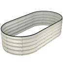 WINPULL RAISED GARDEN BED, 6X3X1.5 FT, GALVANIZED, WPL-034 - PEARL WHITE - Like New