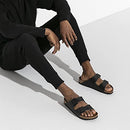 51193 BIRKENSTOCK ARIZONA SMOOTH LEATHER SANDALS BLACK NARROW FIT SIZE 9M /11W - Like New
