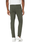 AMAZON ESSENTIALS SKINNY-FIT 5-POCKET STRETCH PANTS SIZE 34X32 - OLIVE - Brand New