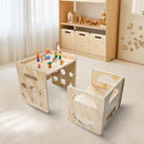 SATISURE ETZY01 MONTESSORI TABLE AND CHAIR SET | TODDLER TABLE AND CHAIR SET - Like New