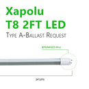 Xapolu 2FT T8 T10 T12 LED Tube Lights 12W 5000K 1680Lm Light Bulb- 42-Pack - Brand New