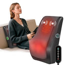 SNAILAX SHIATSU BACK MASSAGER WITH HEAT CORDLESS 4D NECK MASSAGE PILLOW BLACK - Like New