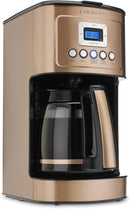 Cuisinart DCC-3200CP PerfecTemp Programmable Glass Carafe Coffeemaker - Copper - Like New