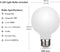 DELLEMADE Modern Sputnik Chandelier 6Light Ceiling Light 6LED Light Bulbs - Gold - Brand New