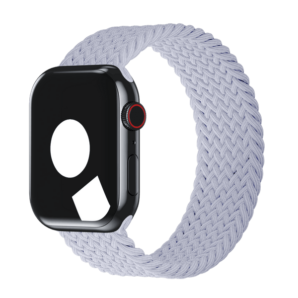 APPLE WATCH BAND BRAIDED SOLO LOOP 45MM, SIZE 10 - PURPLE FOG - Brand New