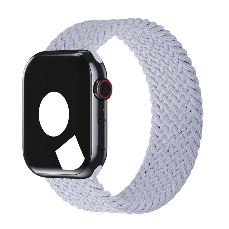 APPLE WATCH BAND BRAIDED SOLO LOOP 45MM, SIZE 10 - PURPLE FOG - Brand New