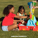 CHUCKLE & ROAR TABLETOP 3-IN-1 WATER SAND ART EASEL - RED - Like New