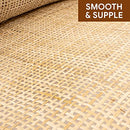 24" Width Square Rattan Cane Webbing Roll 15 Feet Fine Radio Net - Like New