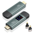 TTQ STORE WIRELESS HDMI TRANSMITTER AND RECEIVER WIRELESS HDMI EXTENDER 4K GREEN - Like New