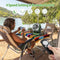 CMYFATO 20000MAH RECHARGEABLE CAMPING FAN BATTERY OPERATED LIGHT D12 - GREEN - Like New