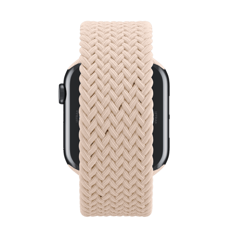 APPLE WATCH 45MM BRAIDED SOLO LOOP - SIZE 1 - BEIGE - Like New