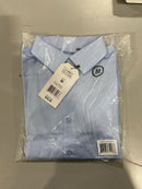 JAMES TAILOR DRESS SHIRT - SIZE: MEN MEDIUM - LIGHT BLUE - Brand New